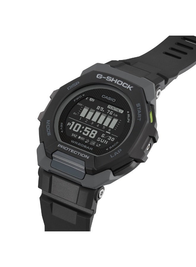 CASIO ساعة رقمية للرجال من G-Squad بقرص أسود GBD-300-1DR - Image 3